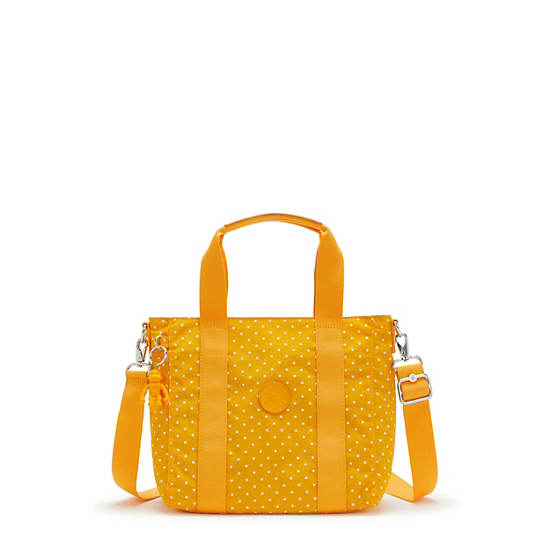 Kipling Asseni Mini Printed Tote Tassen Geel | BE 1463JP